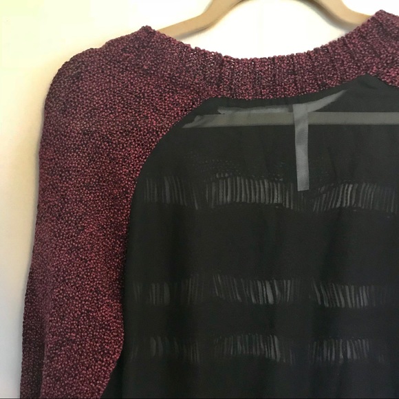 Kensie open weave sheer-back sweater - Picture 3 of 6